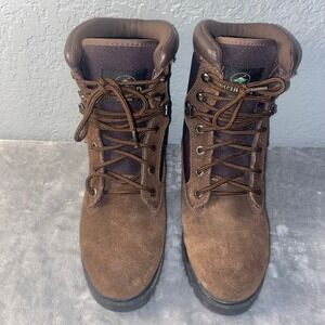 RedHead Men Brown Suede Leather Insulate 600 Gram Thinsulate Hiking Boots Sz 8.5